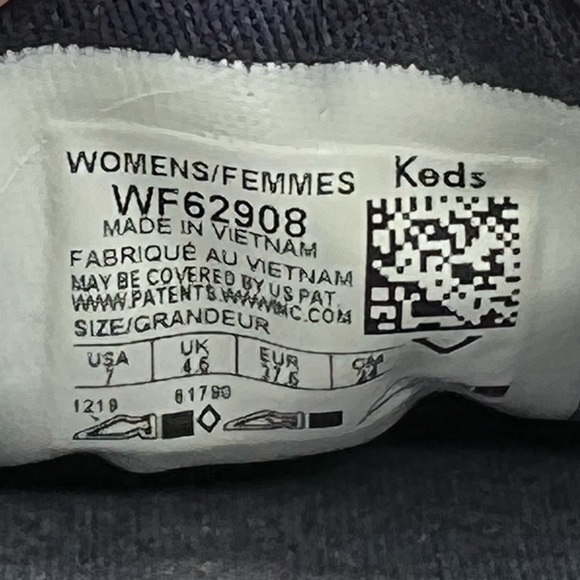 Keds Charter Breton Blue White Striped Boat Shoes Size 7 Women's - Picture 2 of 8